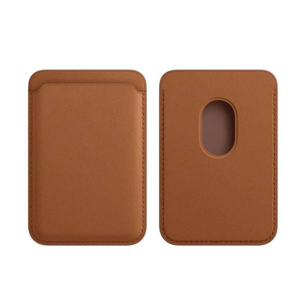 Magnetiskt Kortfodral Plånbok Kort BRUN Brown