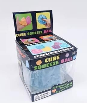 Boble Squishy Stressaflastningskube, Squishy Fidget Legetøj