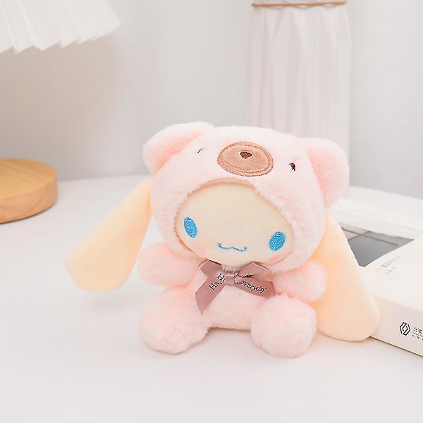 Pochacco Cinnamoroll Kuromi Plysch Nyckelring Kawaii Sanrioed Anime Tecknad Hänge Tillbehör Söta Dockleksaker Kts Kattgåvor 3