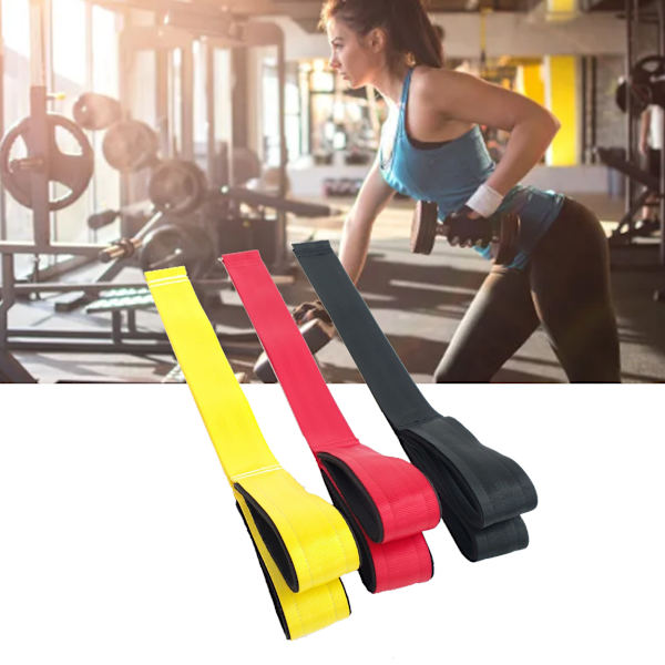 Triceps Pull Down Rep Svart - Mångsidig, Bekvämt Grepp, Hög Hållfasthet, Robust, Hållbara Triceps Pull Down Remmar Kabel för Fitness