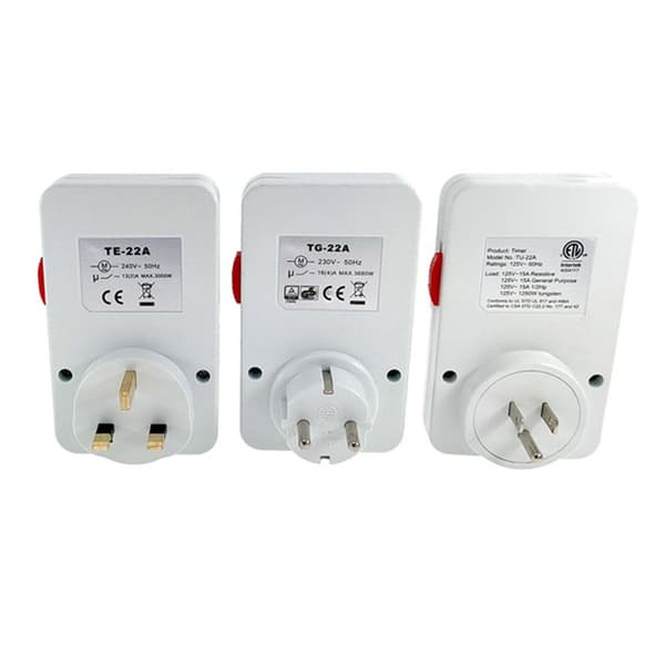 Elektrisk Stikkontakt Timer Bryter EU EU EU