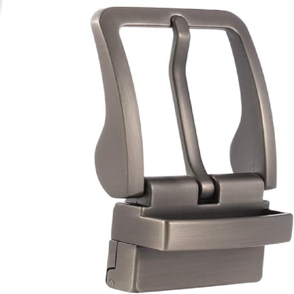 Metall reversibel beltespenne for menn, erstatning, antikk rektangulær spenne