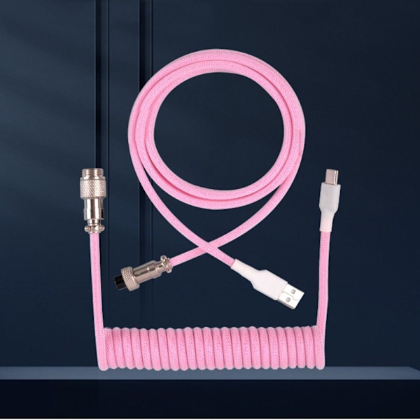 Mekaniskt tangentbord Loop USB-tangentbordskabel SVART black