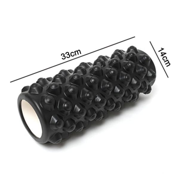 Faskiarulla? Vaahtomuovirulla Erittäin pitkä faskiarulla 33cm? Pilatesrulla musta