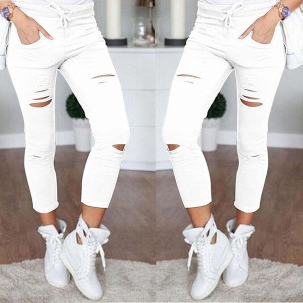 Jeans Leggings Stretch Jeggings L - Grön