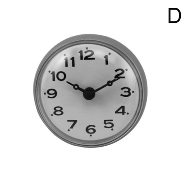Dusch Badrum Bad Kök Silikon Väggklocka m/ Sugpropp grey One-size