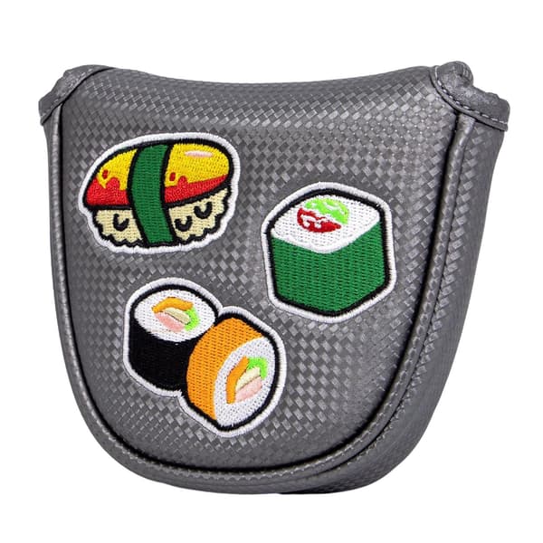 1/2/3/5 Golf Mallet Putter Hoveddæksel Til Golfkølle Grå putterdæksel Gray putter cover 1Set