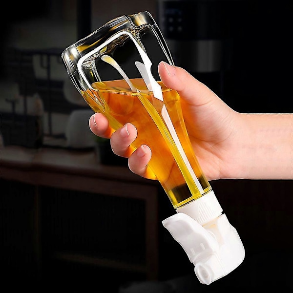 Oljeflaska Spray 240ml Olivoljesprayer Portabel Oljedispenser för Kök White