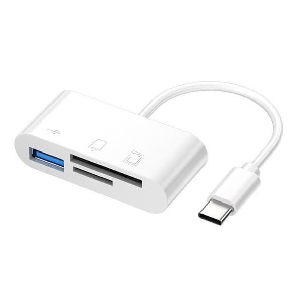 Minnekortleser SD-kortleser Lightning / USB-C / USB OTG iPhone Lyn til SD