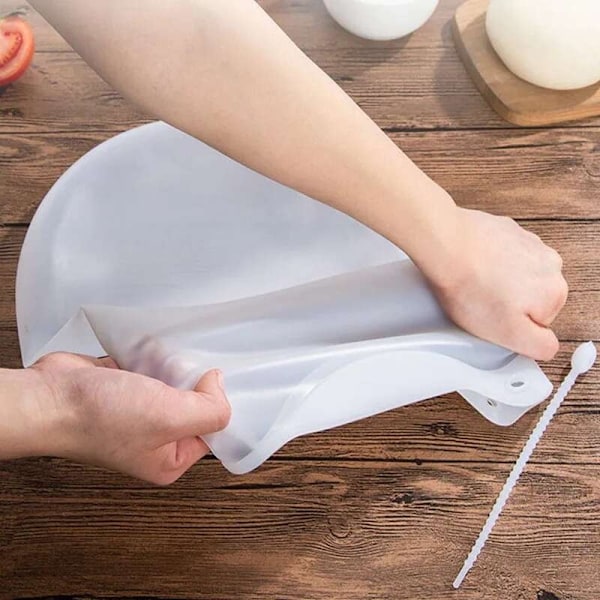Non-stick Silikon Degblandarpåse, Mångsidig Degblandare för Bröd, Bakverk, Pizza Bakredskap, Köksredskap S