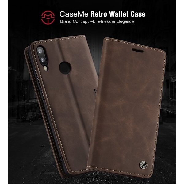 caseMe 013 för iphone 6/7/8/SE2 brun brun brown