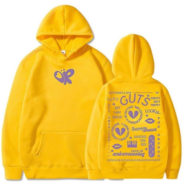 Hoodie Höst/Vinter - Perfekt gul yellow XL