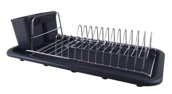 Oppvaskstativ Svart kompakt Black black
