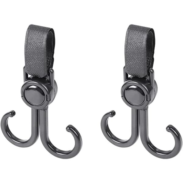 Barnvagnskrokar - Barnvagnskrokar för skötväskor, 2-pack multifunktionella