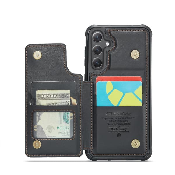 kompatibelt CASEME Samsung Galaxy S25 Cover RFID Kickstand Sort 63