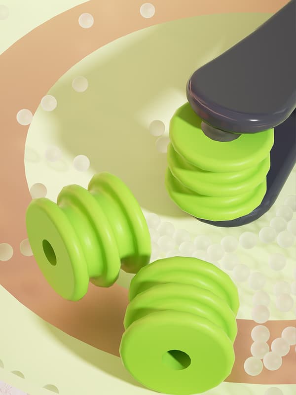 Fingermassager dobbeltsidet håndmassagerulle til cirkulation, stress, gigt og lindring af håndsmerter