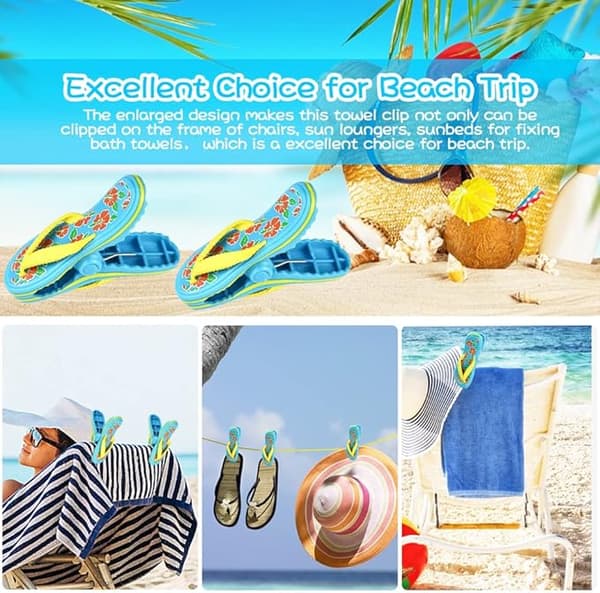 st Plastklämmor för Linne, Strandklämmor, Strandhandduksklämmor, Partihandel