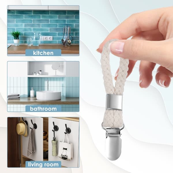 stk Håndklædeklemmer Håndklædeholder BEIGE beige beige