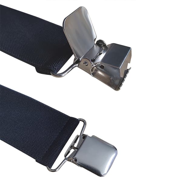 Justerbara elastiska hängslen Svarta Black 247