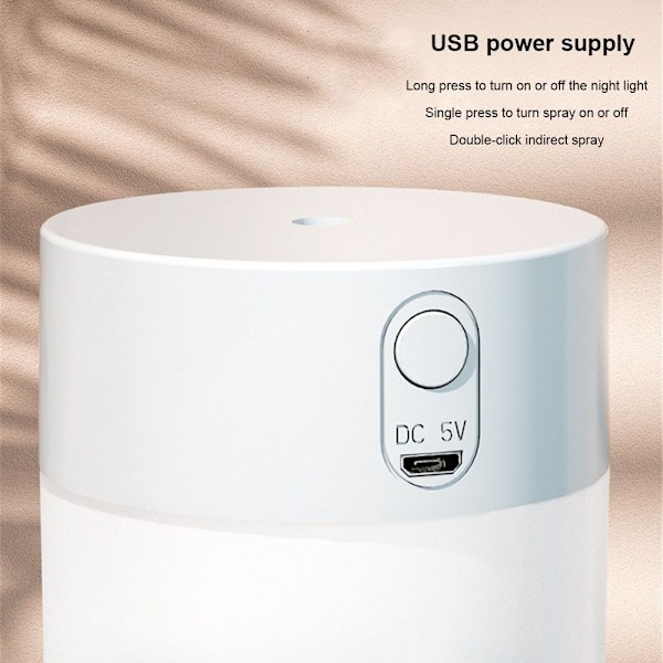 Mini Luftfuktare Essentiell Diffusor ROSA pink