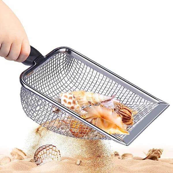 ##/2-pack Strandnät Spadar för Att Samla Snäckor Sandsil Spadar för Att Samla Snäckor Spadar Sil Slev Sommarpool##/