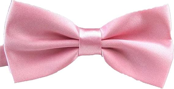 Herre slips justerbar længde bryllup mand mode drenge satin slips pink pink