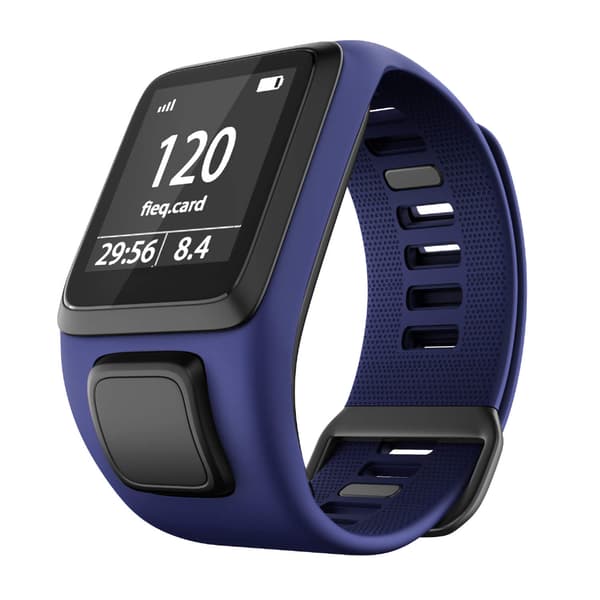 Klokkerem til TomTom Adventurer / Golfer / Runner / Spark etc. Mørkeblå DarkBlue 24