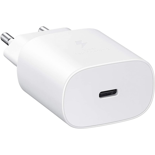 SAMSUNG 45W PD batteriladdare + EP-TA845X kabel vit