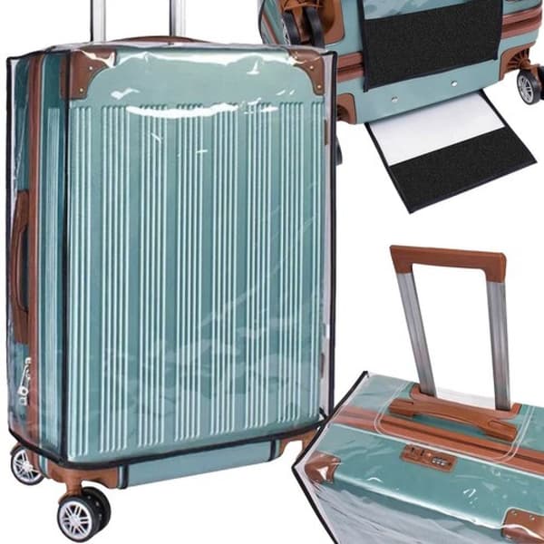 Transparent resväskeskydd | Bagageskydd för resväska L