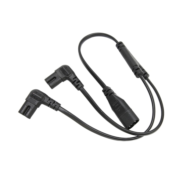 IEC320 C8 till Dubbel C7 Kabel Hane till Hona 1 in 2 Ut AC Strömsplitterkabel för LCD-skärm Skrivbordslampa 100-250V 0.2