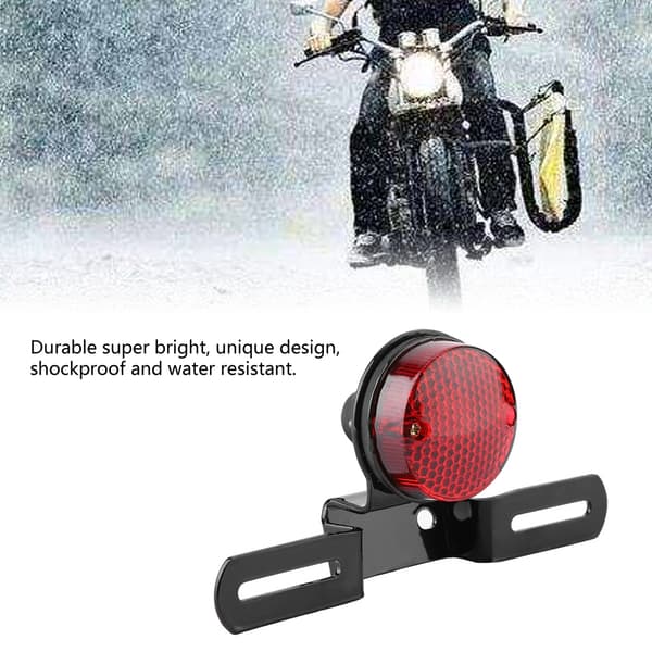 12V Motorcykel Modifierad LED Broms Bakljus Vattentät Universal