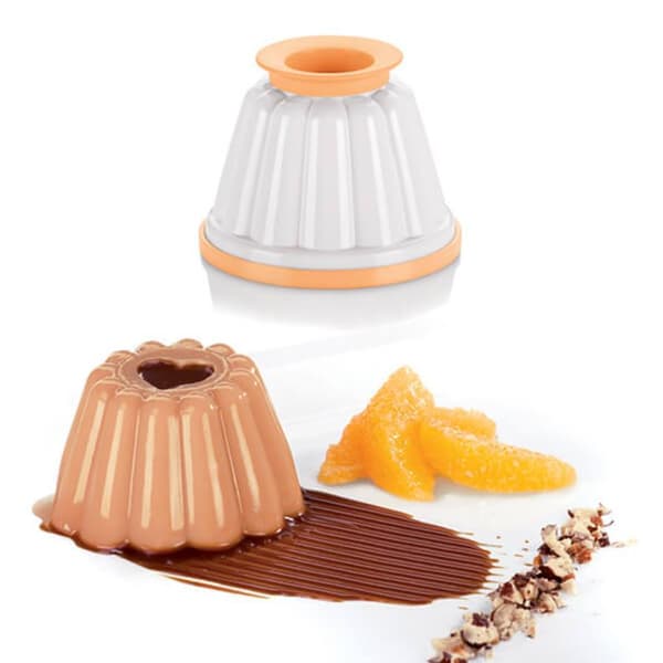 Pannacottaformar med lock, set om 4
