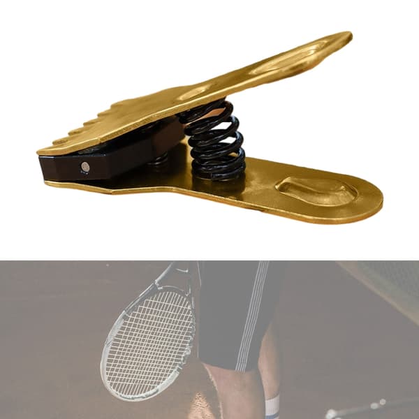 Badminton Racket Stringing Clamp 6-Pin Flying Gripper for Squash Tennis