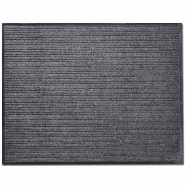 vidaXL Dörrmatta PVC Grå 90 x 120 cm Grå Gray gray
