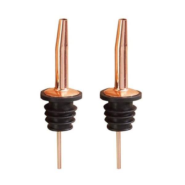 2-pack Hällpip Droppstoppare Flaskpip Dispenserpip i Koppar Roséguld