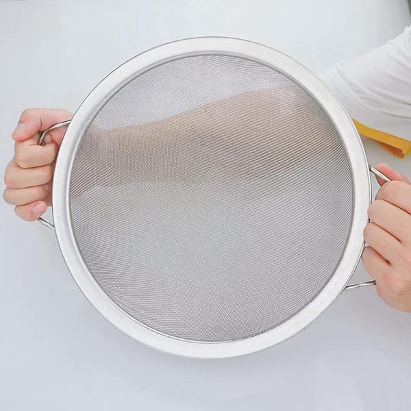 Färgfilter i rostfritt stål, färgsil, tratt, filterlock, filterverktyg, 60 mesh produkt, fw Silver