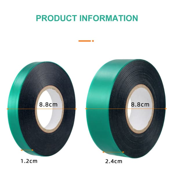 PVC-växtgrenband Tjockt robust trädgårdsväxtband för luffa vindruvor Bredd 2 Width 2.4cm