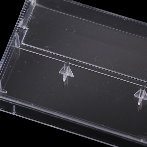10 st inspelningskassettfodral förvaringsbox transparent D 10pcs