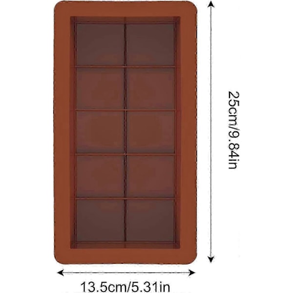 Chokladform Silikon Dubai Chokladform, Silikonformar, Djup Chokladform, Chokladkaksform för Choklad 1pcs