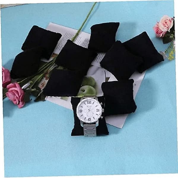 Klockkudde 10 st Mjuk Armbandsklocka Kudde, Liten Smyckesdisplay Kudde Armband Bangle Kuddar För Presentförpackning