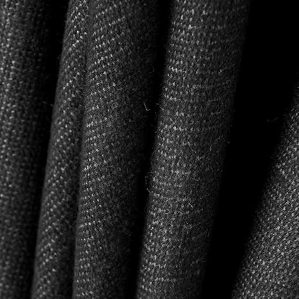 Elegant sjalcape til kvinder, åben front, blød poncho, velegnet til forår, efterår og vinter. Sort+grå black＋grey