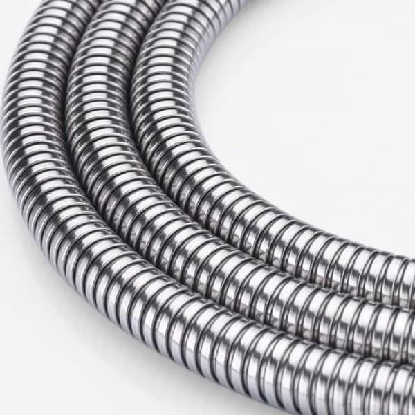 3m Bruseslange - Bruseslange i rustfrit stål Silver silver
