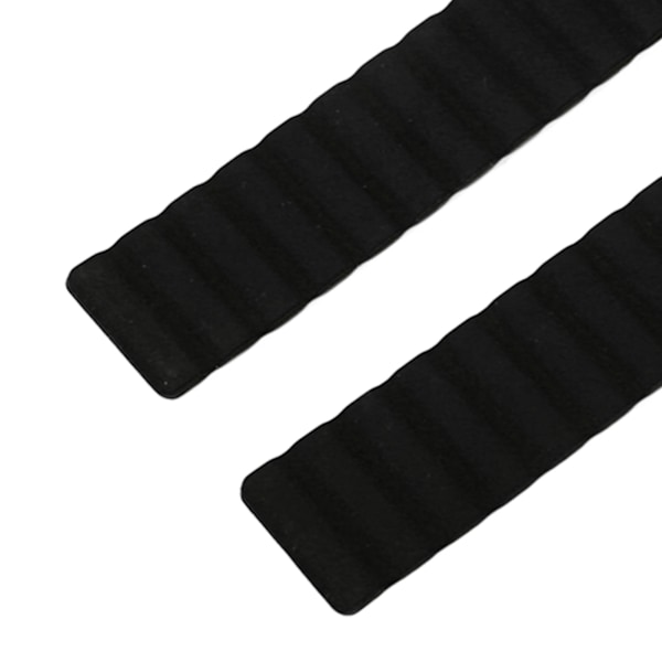 Magnetiskt klockarmband justerbart snabbspänne silikon klockarmband 20 mm passar för Garmin Fenix 7S 6S 5S svart