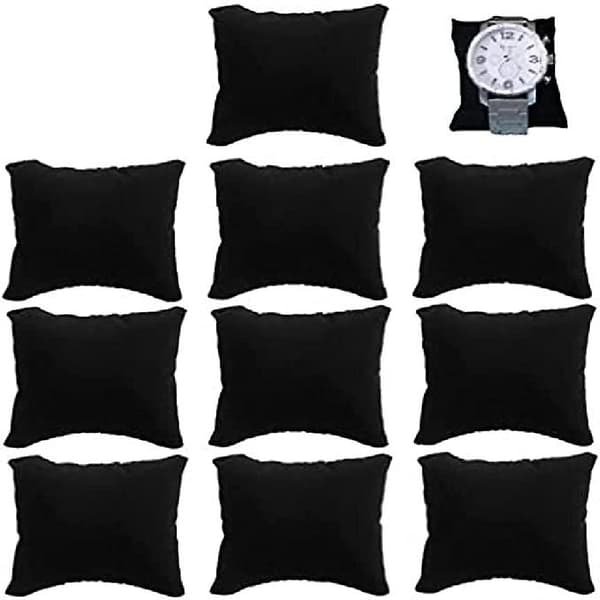 Klockkudde 10 st Mjuk Armbandsklocka Kudde, Liten Smyckesdisplay Kudde Armband Bangle Kuddar För Presentförpackning