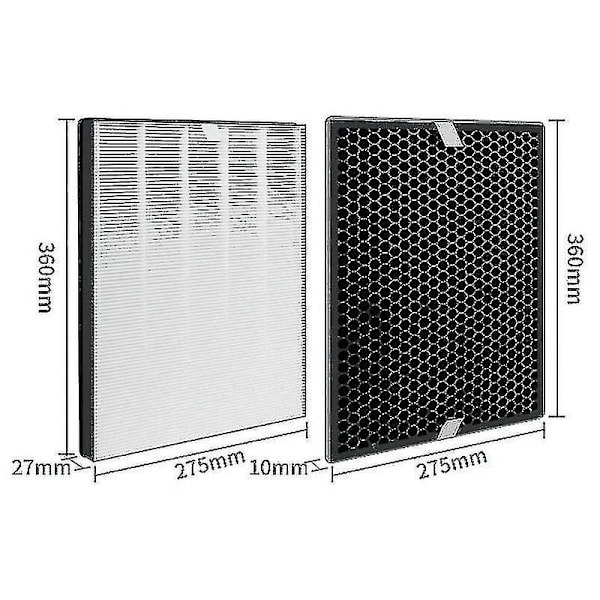 Kompatibel med Philips AC1215 AC1214 AC1210 AC1213 AC1212 AC1216 AC1217 AC2729 Luftrenare Aktivt kol och HEPA-filter FY1410 FY1413-B1