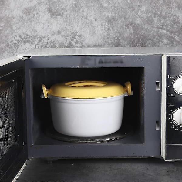 Bærbar mikrobølgeovn riskoger multifunktionel damper 2800 ml isoleret madkasse dampende ud