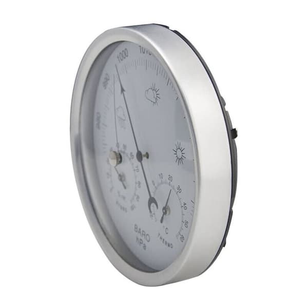 Analogt Barometer Værstasjon med Termometer Hygrometer Lufttrykksmålinger Enkelhet og Lettlest--
