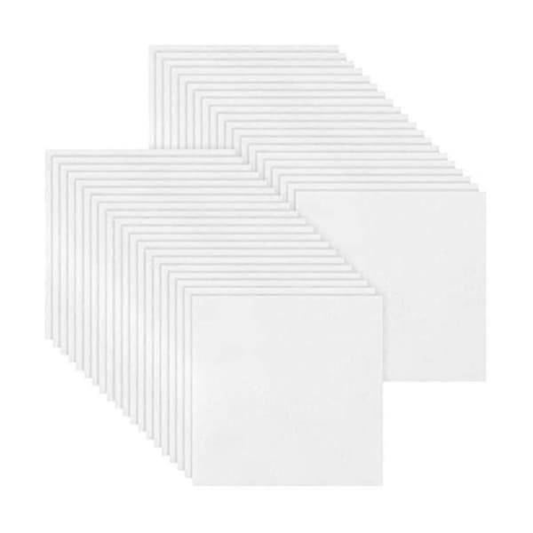 100 ark mikrovågspapper, 3x3 tum, hyllpapper för glassmältning, packning eller foder för ugn