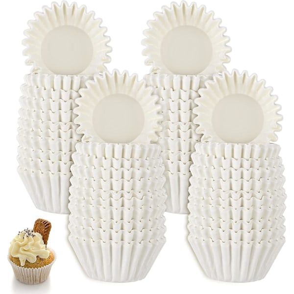 1000 st Mini Pappersformar för Muffins - Fettbeständiga Bakformar