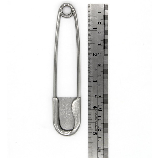 Tool Gadget Stora Säkerhetsnålar, 12,7 cm Säkerhetsnålar, 10 st Rostfritt